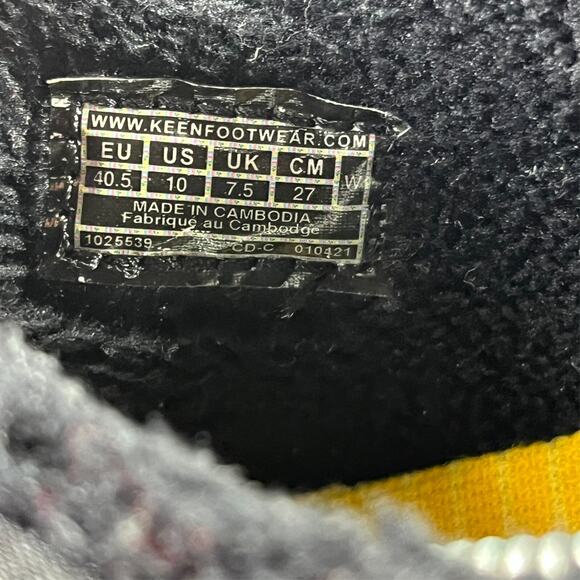 Keen Women's Howser III Red Plaid Slip On Comfort Slide Shoes Size 10 - Picture 4 of 11